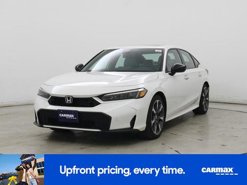 White 2025 Honda Civic Hybrid Sport Touring