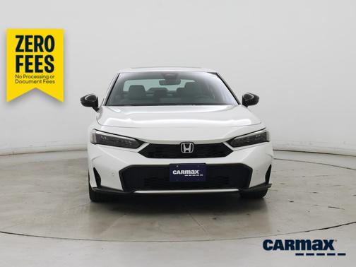 White 2025 Honda Civic Hybrid Sport Touring