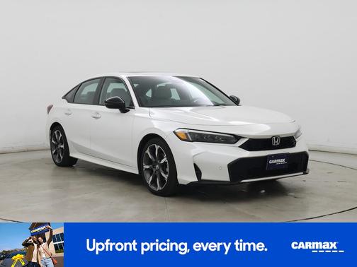 White 2025 Honda Civic Hybrid Sport Touring
