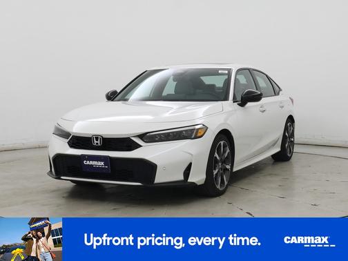 White 2025 Honda Civic Hybrid Sport Touring