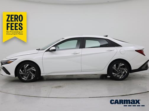 White 2024 Hyundai ELANTRA HEV Limited