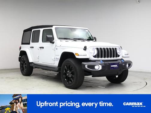 White 2024 Jeep Wrangler 4xe Sahara