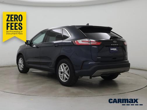Blue 2022 Ford Edge SEL