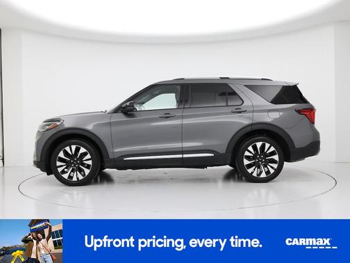 Gray 2025 Ford Explorer Platinum