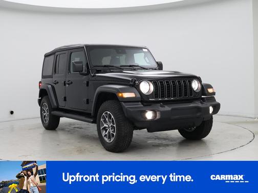 Black 2025 Jeep Wrangler Sport S