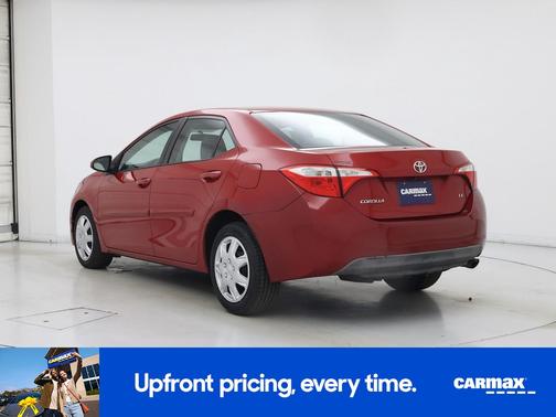 Red 2016 Toyota Corolla LE