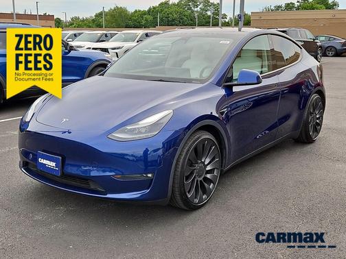 Blue 2023 Tesla Model Y Performance