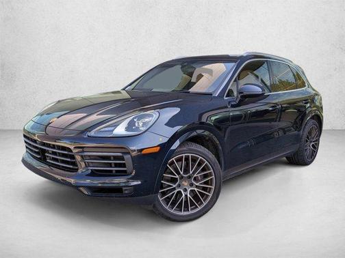 Moonlight Blue Metallic 2023 Porsche Cayenne Platinum Edition