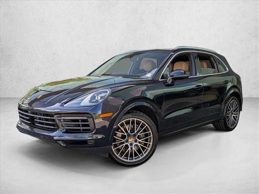 Moonlight Blue Metallic 2023 Porsche Cayenne Platinum Edition