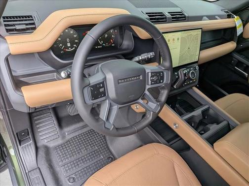 Woolstone Green Metallic 2026 Land Rover Defender P400 X-Dynamic SE