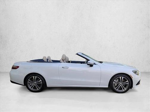 Moonlight White 2023 Mercedes-Benz E-Class 4MATIC