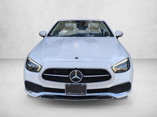 Moonlight White 2023 Mercedes-Benz E-Class 4MATIC