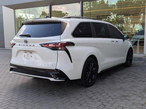 White 2022 Toyota Sienna XSE 7 Passenger