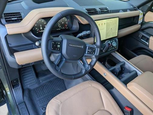 Woolstone Green Metallic 2026 Land Rover Defender P400 X-Dynamic SE