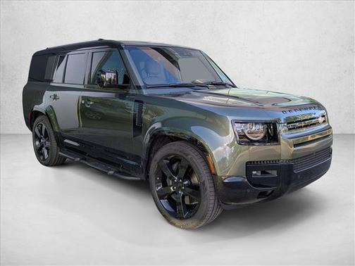 Woolstone Green Metallic 2026 Land Rover Defender P400 X-Dynamic SE