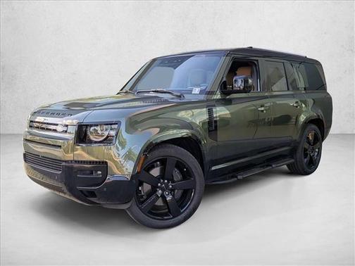 Woolstone Green Metallic 2026 Land Rover Defender P400 X-Dynamic SE