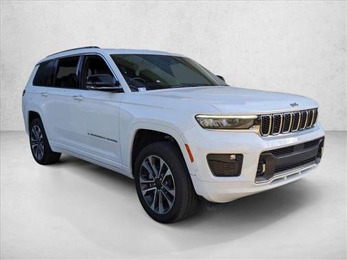 Bright White Clearcoat 2021 Jeep Grand Cherokee L Overland