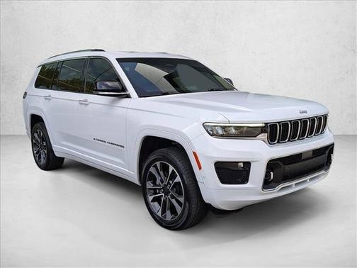 Bright White Clearcoat 2021 Jeep Grand Cherokee L Overland