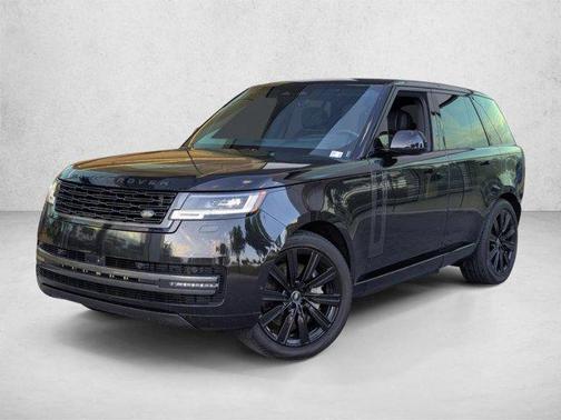Santorini Black Metallic 2025 Land Rover Range Rover P550e SE