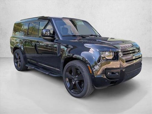 Santorini Black Metallic 2024 Land Rover Defender 130 P400 X-Dynamic SE