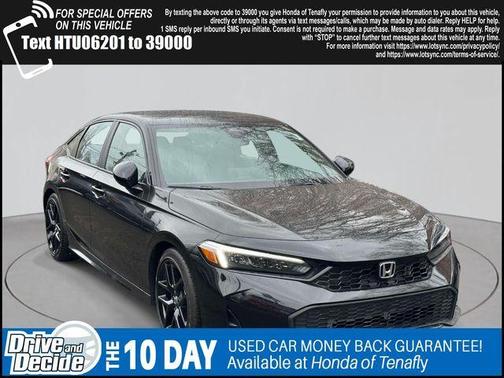 Black 2025 Honda Civic Sport