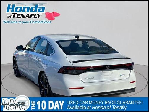 White 2024 Honda Accord Hybrid Sport