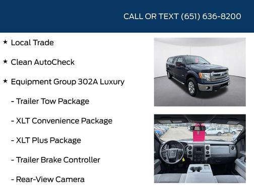Blue 2014 Ford F-150 XLT