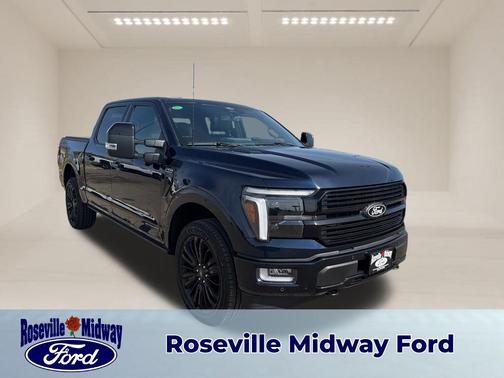 Antimatter Blue Metallic 2025 Ford F-150 Platinum Truck