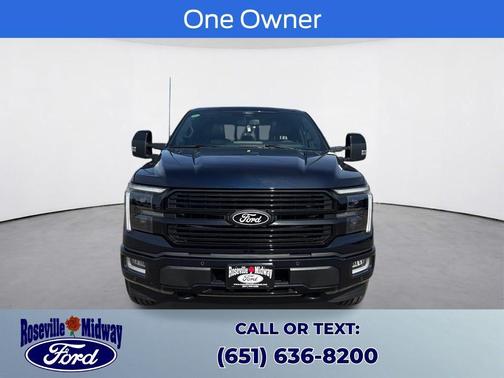 Antimatter Blue Metallic 2025 Ford F-150 Platinum