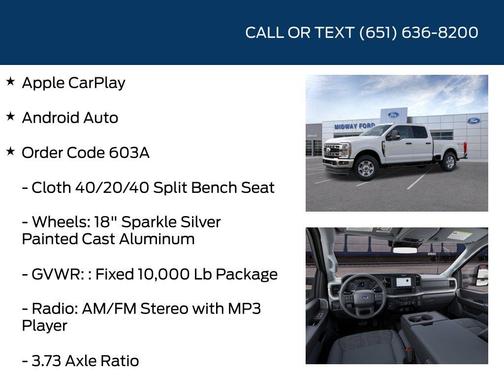 Oxford White 2027 Ford F-250 XLT