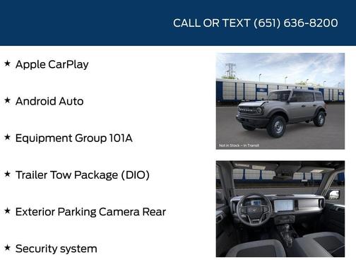 Carbonized Gray Metallic 2025 Ford Bronco Base