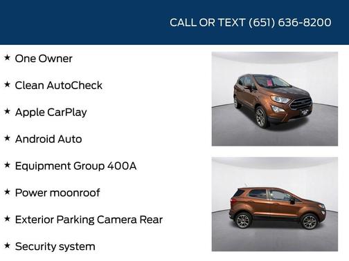 Canyon Ridge Metallic 2019 Ford EcoSport Titanium