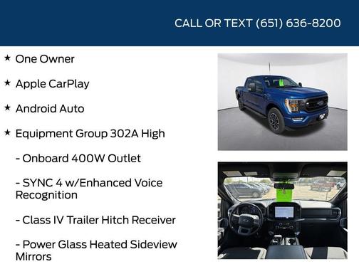 Atlas Blue Metallic 2023 Ford F-150 XLT