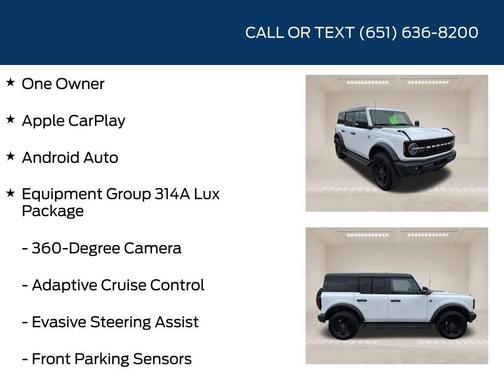 Oxford White 2025 Ford Bronco Outer Banks