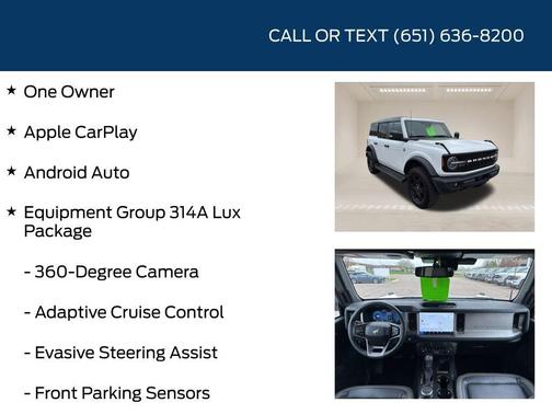 Oxford White 2025 Ford Bronco Outer Banks