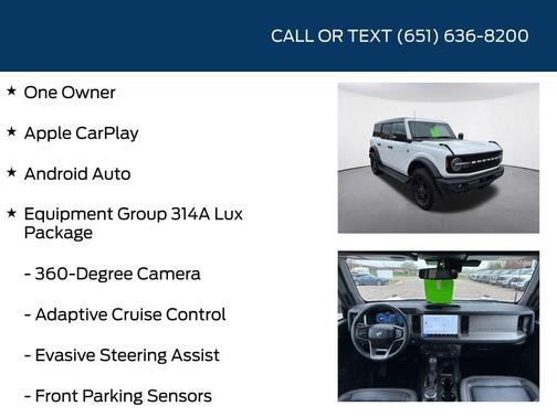 Oxford White 2025 Ford Bronco Outer Banks