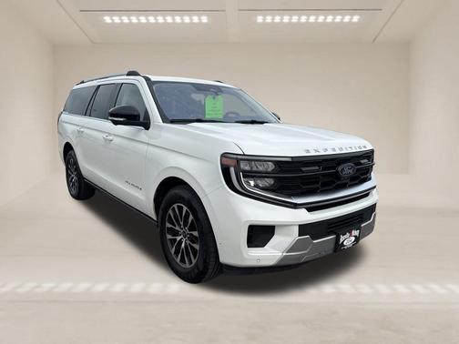 White Metallic 2025 Ford Expedition Max Platinum