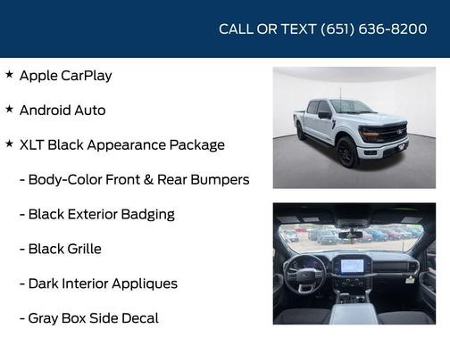 White Metallic 2025 Ford F-150 XLT
