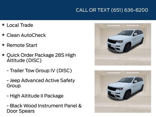 2018 Jeep Grand Cherokee High Altitude