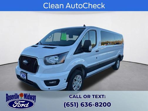 Oxford White 2024 Ford Transit-350 XLT