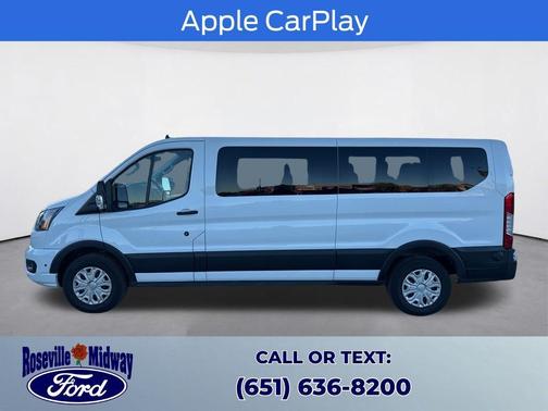 Oxford White 2024 Ford Transit-350 XLT