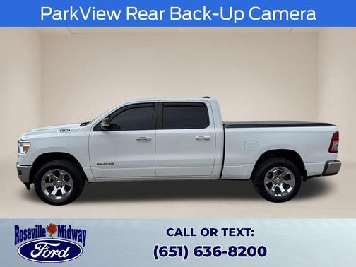 Bright White Clearcoat 2019 RAM 1500 Big Horn