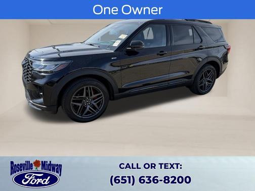 Black Metallic 2025 Ford Explorer ST-Line
