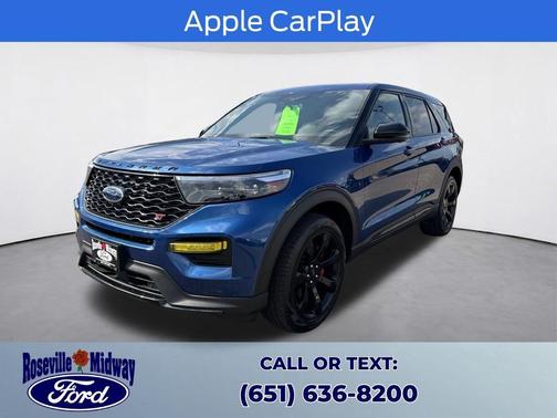 Atlas Blue Metallic 2022 Ford Explorer ST