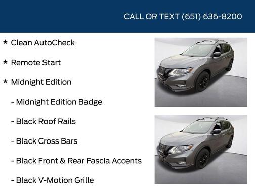 Gun Metallic 2018 Nissan Rogue SV