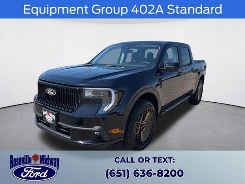 Shadow Black 2025 Ford Maverick Lobo Standard