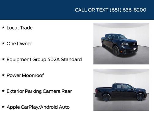 Shadow Black 2025 Ford Maverick Lobo Standard