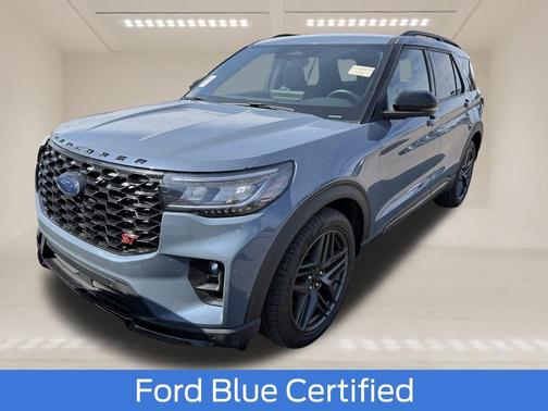 Vapor Blue 2025 Ford Explorer ST