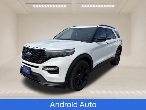 White 2022 Ford Explorer ST