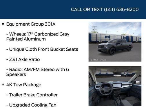 Shadow Black 2026 Ford Maverick XLT